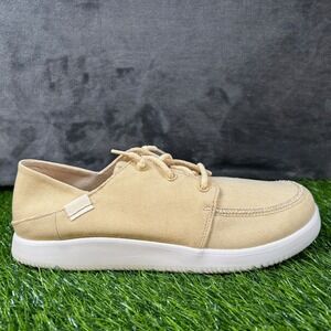 Chaco Chillos Casual Shoes Sneakers Yellow Canvas Lace Up Lightweight‎ Womens 9